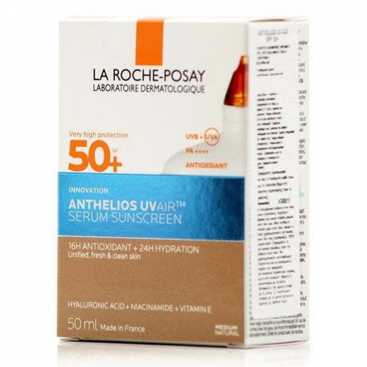 La Roche-Posay Anthelios UVAIR Tinted Face Sunscreen Serum SPF50+ Medium Natural 50ml