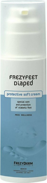 Frezyfeet Diaped Cream 125ml Protection of diabetics’ feet
