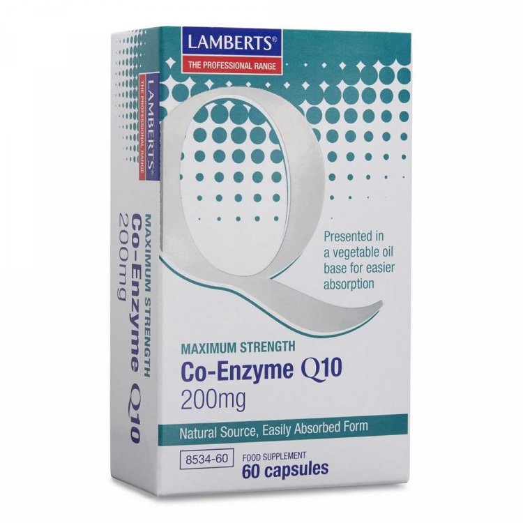 Lamberts Co-Enzyme Q10 200mg 60 caps