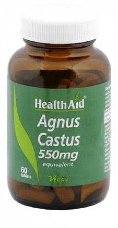 Health Aid Agnus Castus 550mg 60V.Tabs