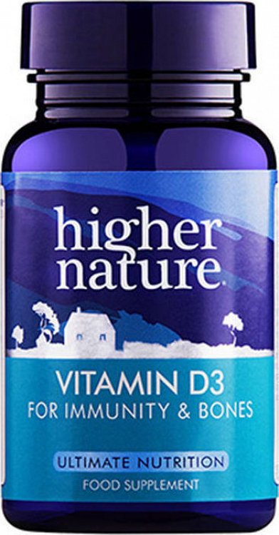 Higher Nature Vitamin D3 500iu 120 gel-caps
