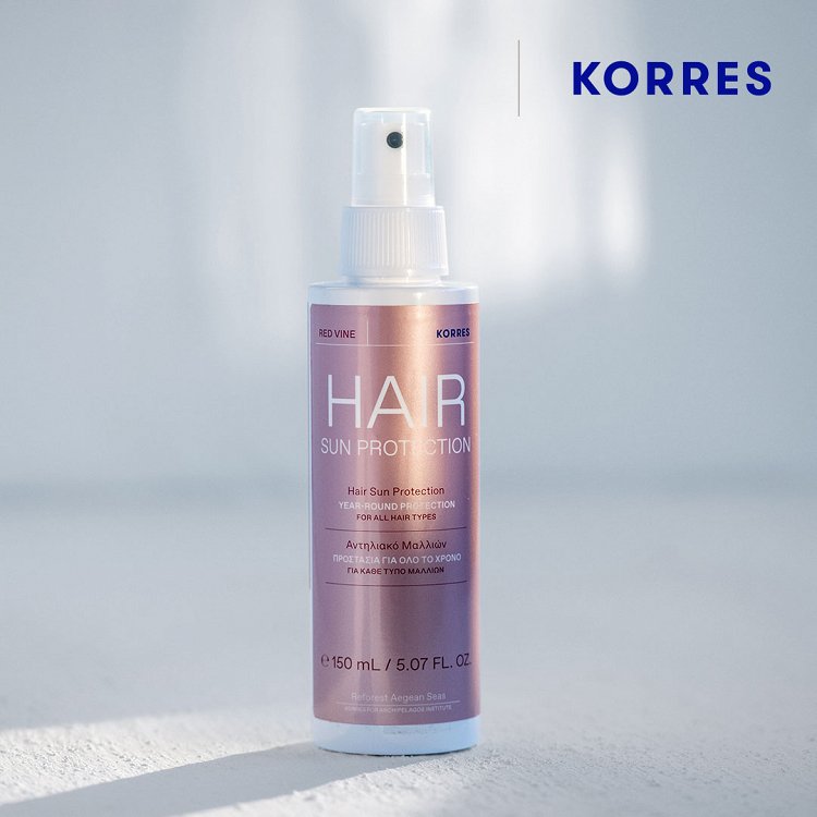 Korres Red Vine Year-Round Hair Sun Protection, 150ml