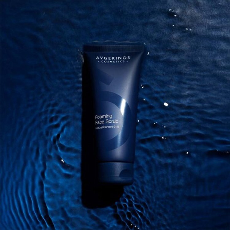 Avgerinos Cosmetics Men's Foaming Face Scrub 100ml