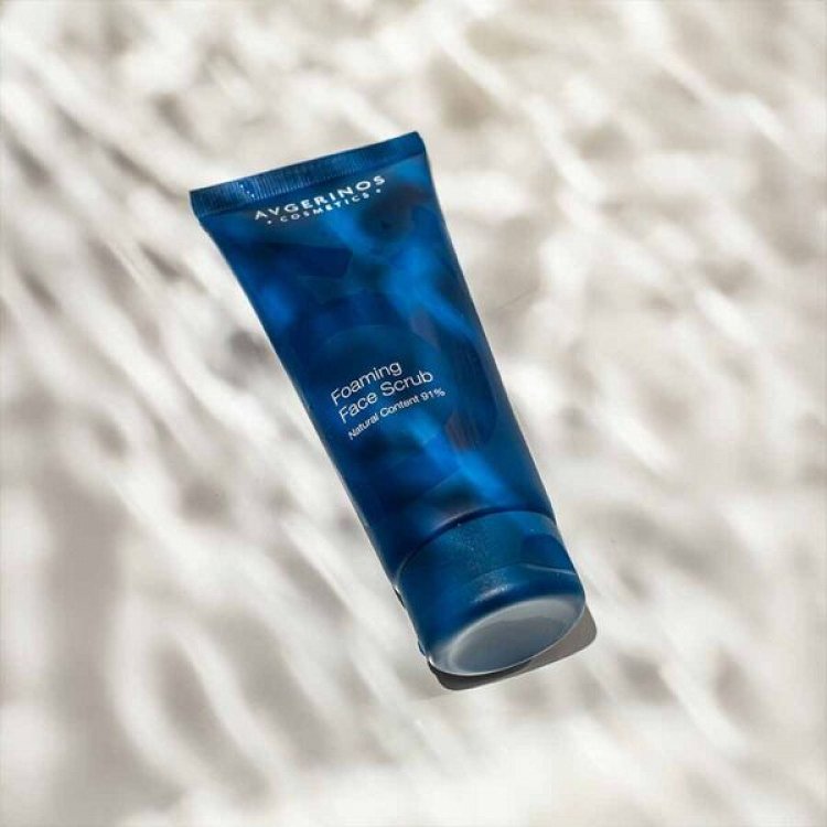 Avgerinos Cosmetics Men's Foaming Face Scrub 100ml