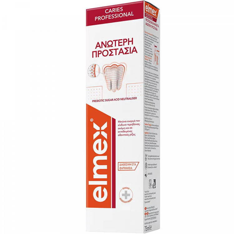 Elmex Protection Toothpaste for Tooth Decay & Plaque 75ml