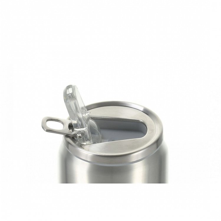 Les Artistes Pull Can'it Stainless Steel Thermos Cup 280ml Blackcurrant Mat | BPA Free with Spout & Straw