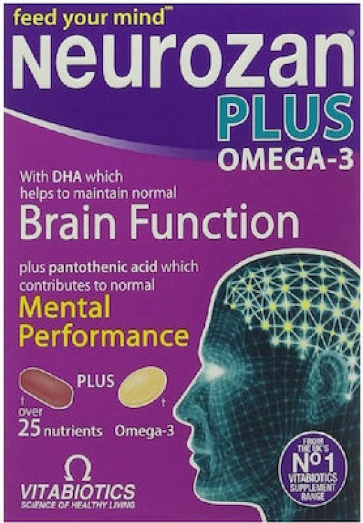 Vitabiotics Neurozan Plus Omega 3 56caps