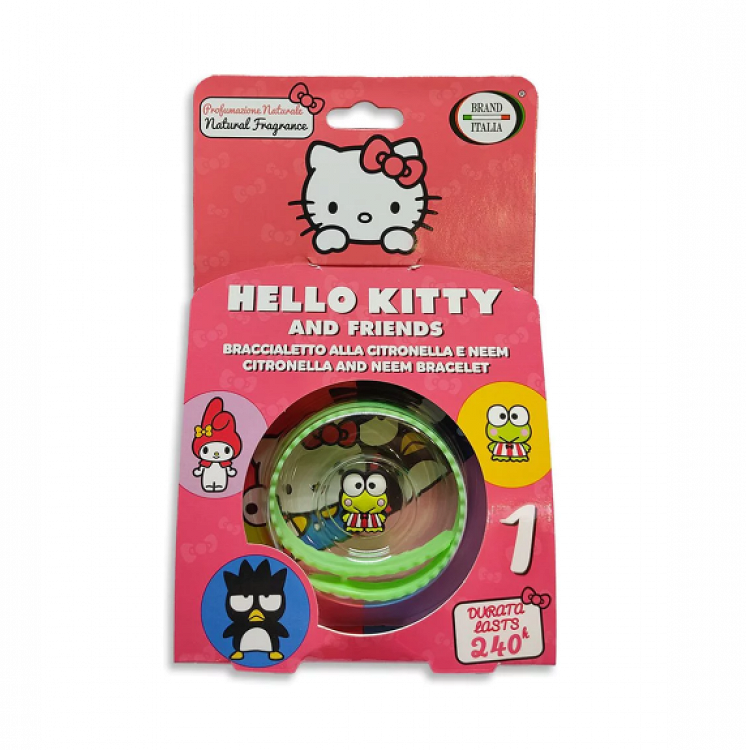 Brand Italia Hello Kitty Citronella and Neem Bracelet