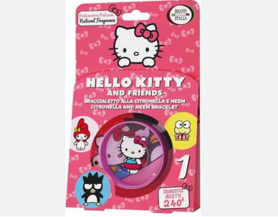 Brand Italia Hello Kitty Citronella and Neem Bracelet