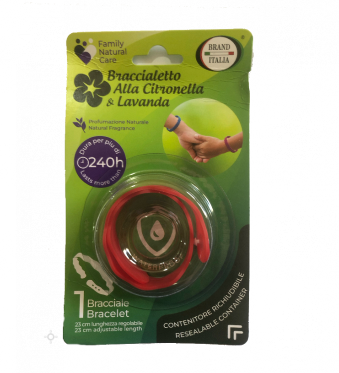 Brand Italia Mosquito Away Adults Citronella and Lavender Bracelet