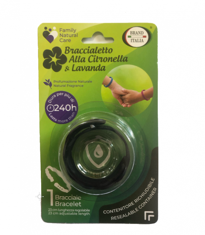Brand Italia Mosquito Away Adults Citronella and Lavender Bracelet
