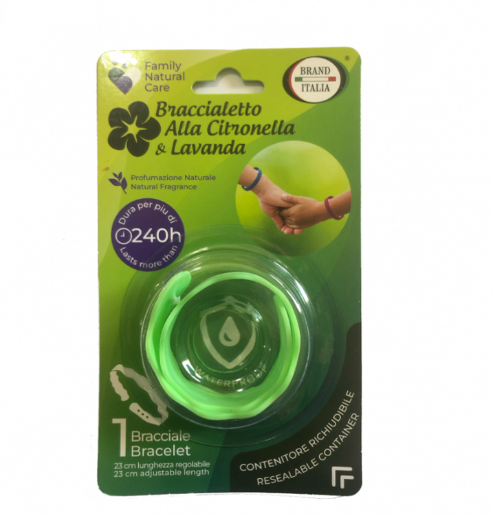 Brand Italia Mosquito Away Adults Citronella and Lavender Bracelet
