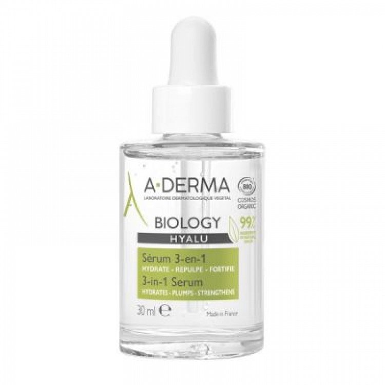 A-Derma Biology Hyalu Organic 3in1 Serum 30ml