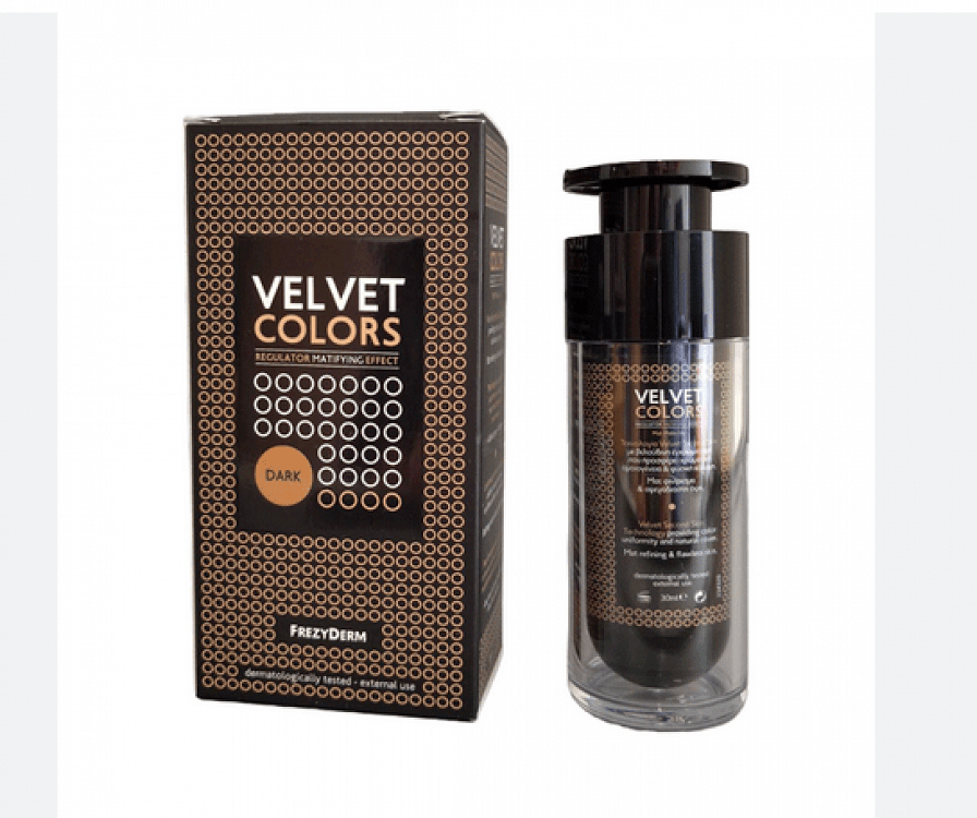 Frezyderm Velvet Colors Make up Regulator Matifying Effect Color Dark 30ml