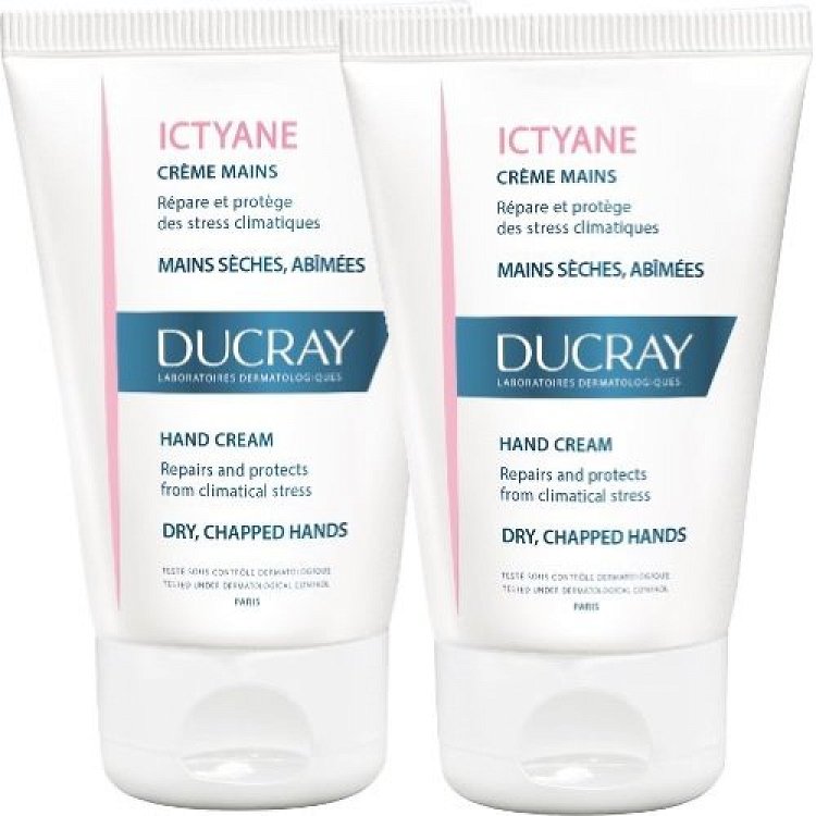 Ducray Promo: Ictyane Hand Cream 2x50ml