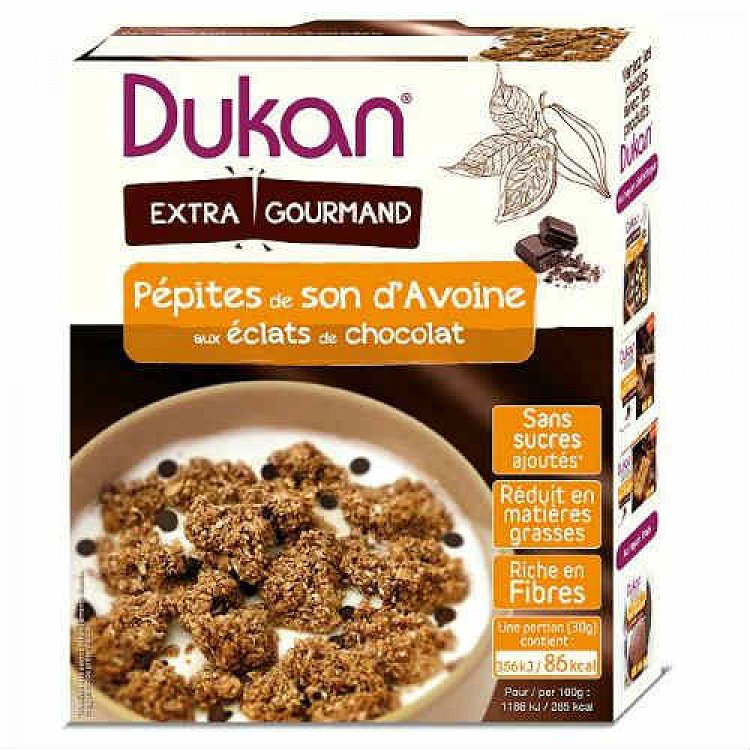 Dukan Oatmeal Clusters With Chocolate Pieces 350g