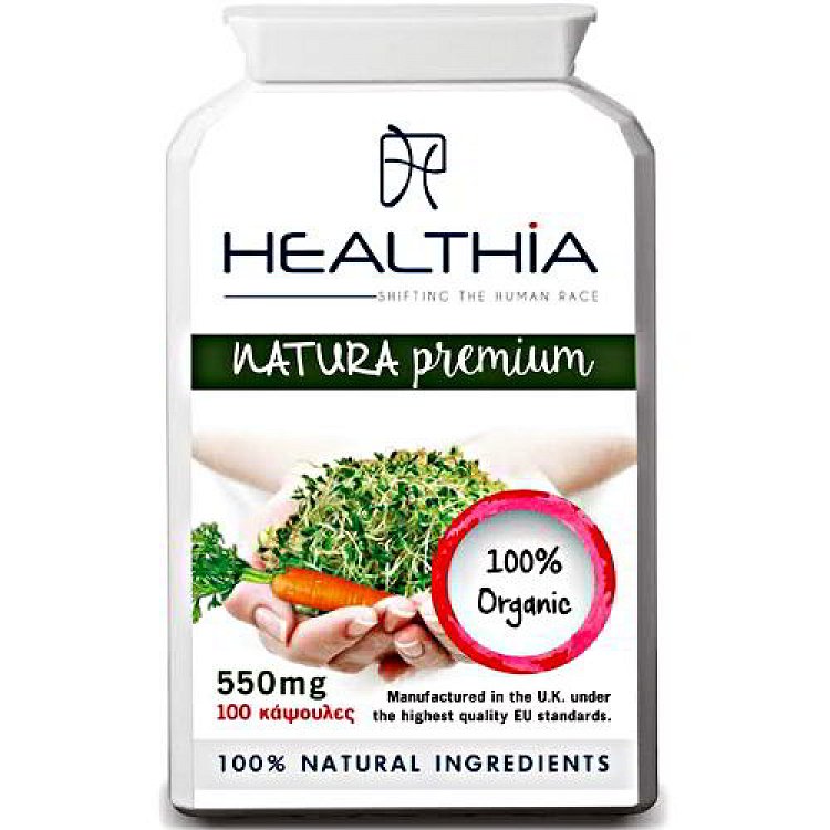 Healthia, Natura Premium 550mg 100caps