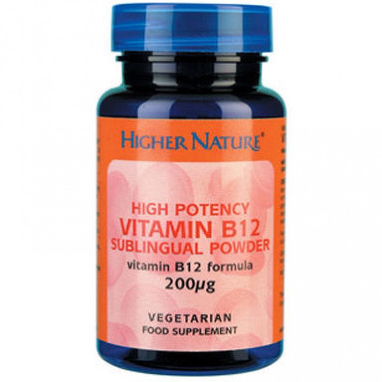 Higher Nature B12 Vitamin 200mcg (Sublingual) 30g