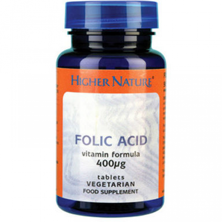 Higher Nature Folic Acid 400Μg 90VTabs