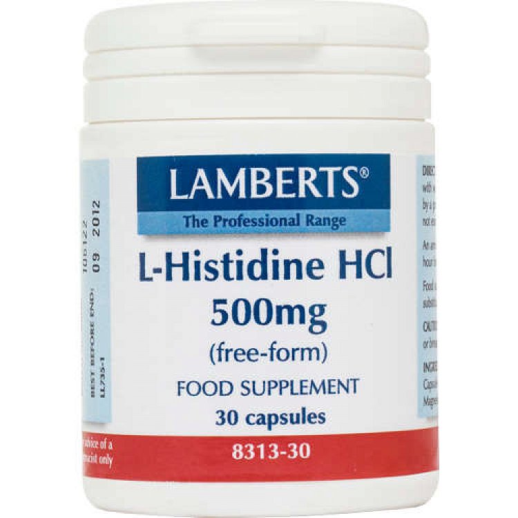 Lamberts L-histidine 500mg 30caps