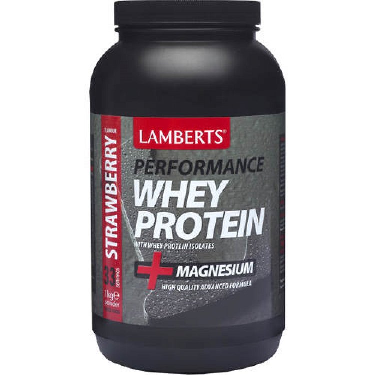 Lamberts Whey Protein Concentrate Strawberry 1000g