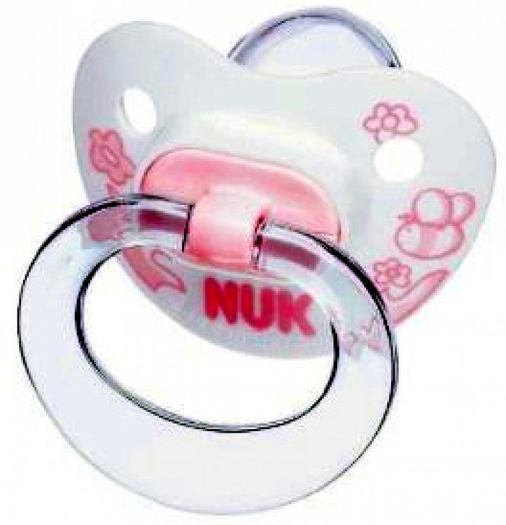 Nuk Space Night Pacifier Silicone M1 0-6 2pc