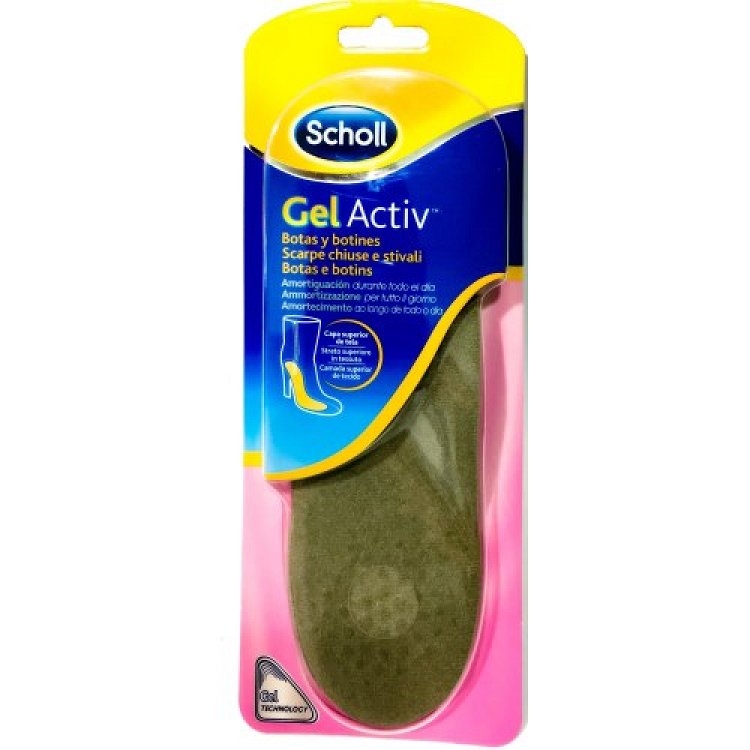 Scholl Gel Activ insoles for Boots 35-40.5, 1Pair
