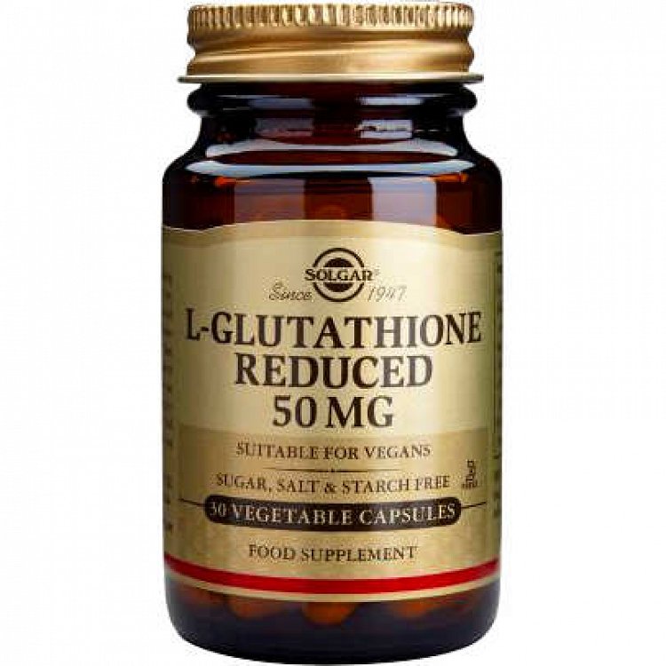 Solgar L-Glutathione 50mg 30V.Caps
