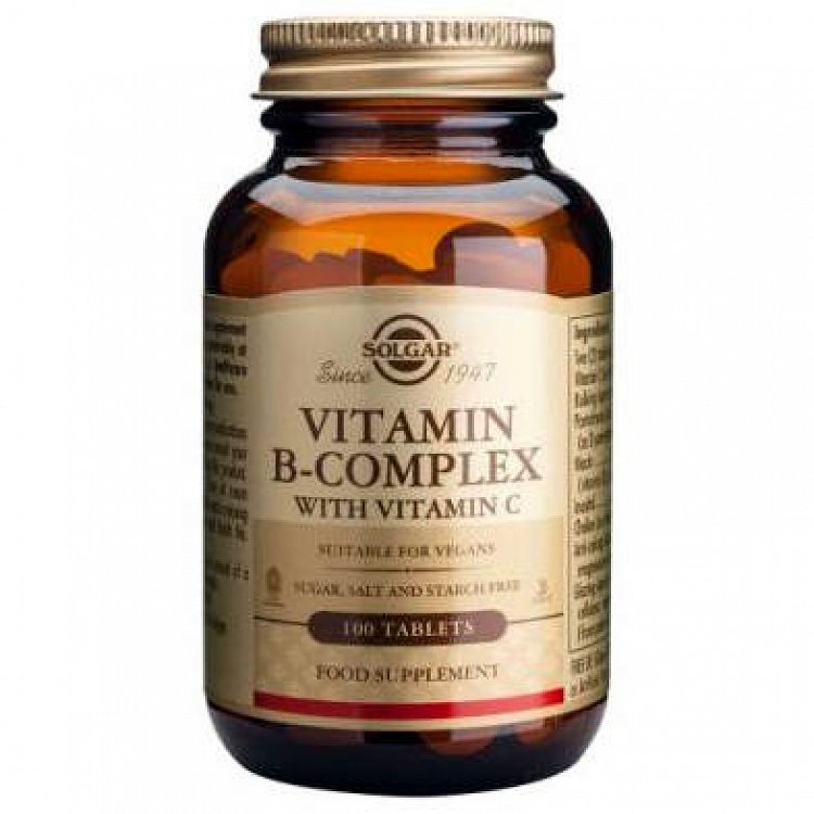 Solgar B-complex With Vitamin C, Stress Tabs 100tabs