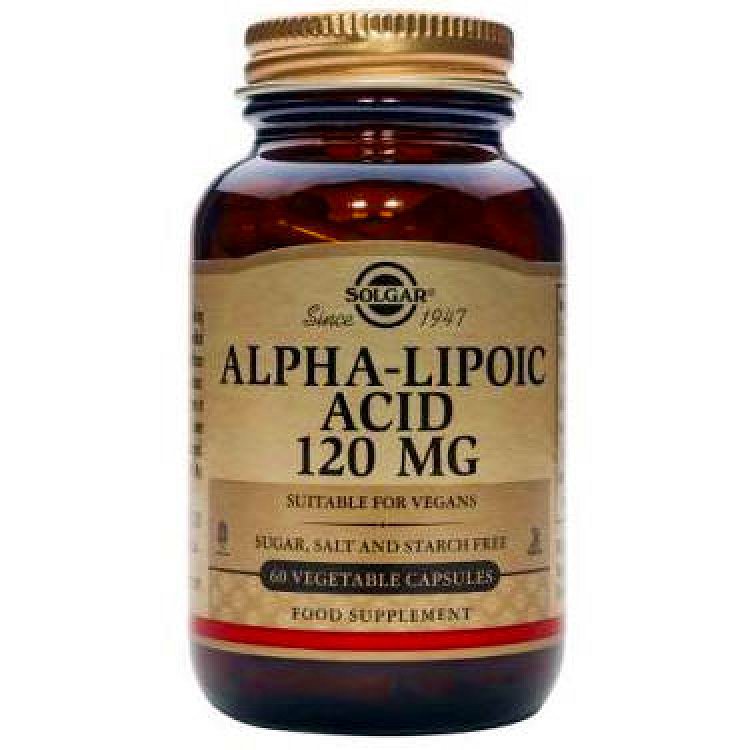 Solgar Alpha Lipoic Acid 120mg, 60 Caps