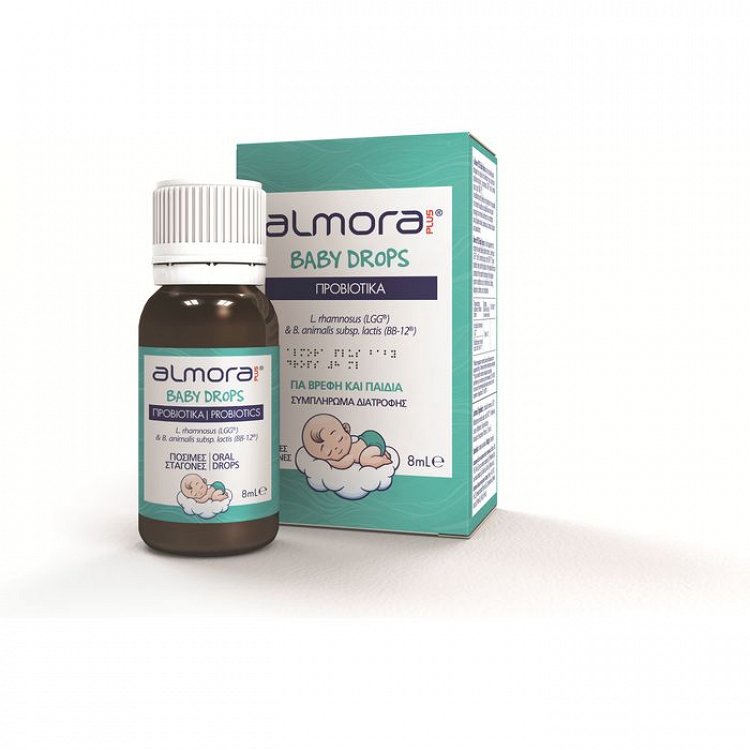 Almora Plus Baby Drops Προβιοτικά, 8ml 