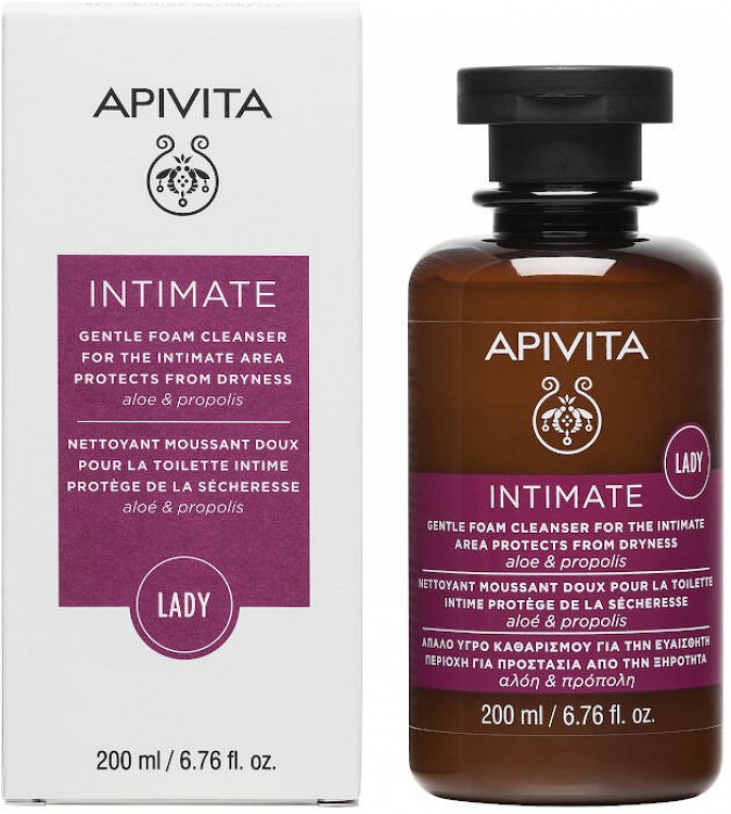 APIVITA Intimate Lady Gentle Cleansing Liquid with Aloe & Propolis 200ml