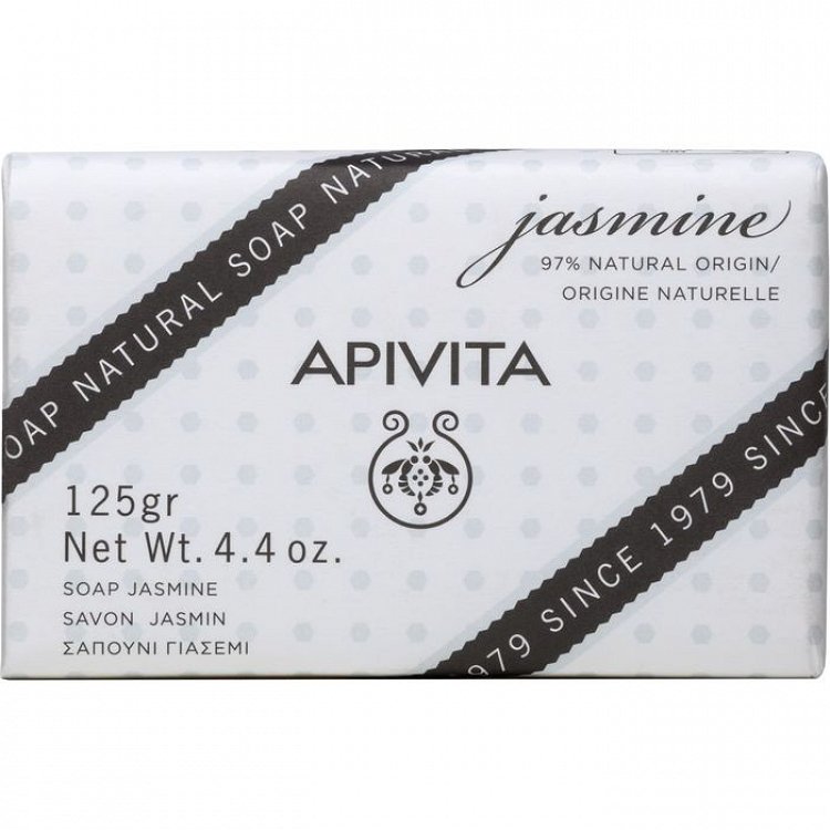 Apivita Natural soap jasmine 125g