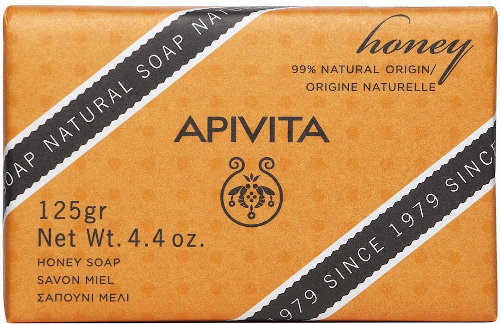 Apivita Natural Soap with Honey-Dry Skin 125g
