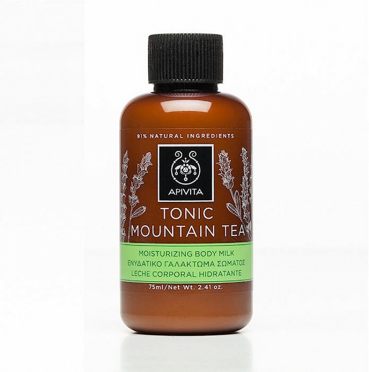 Apivita Tonic Mountain Tea Moisturizing Body Lotion 75ml