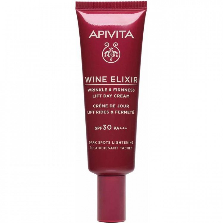 Apivita Wine Elixir SPF30 - Anti-Wrinkle Day Cream for Firming & Lifting, 40ml