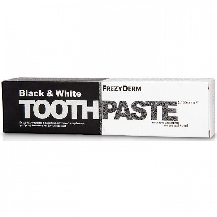 Frezyderm Black & Polish Toothpaste, 75ml