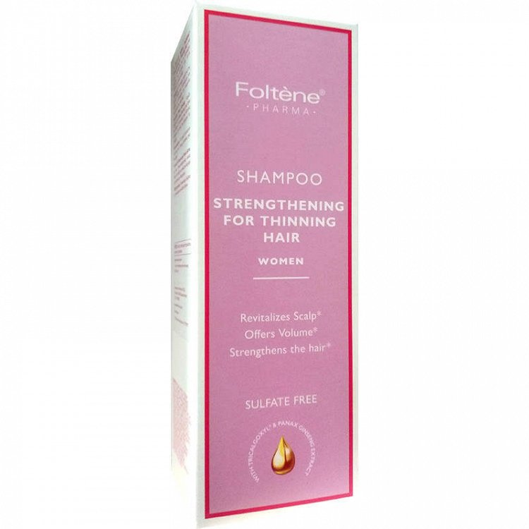 Foltene Woman Strengthening Shampoo for Thinning Hair, 200ml