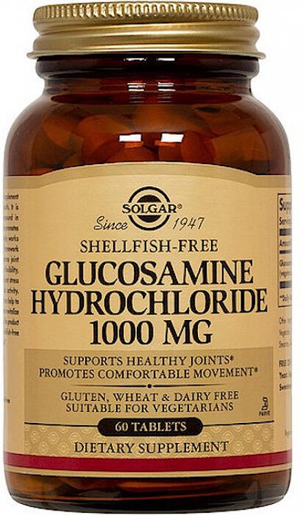 Solgar Glucosamine HCL 1000mg (Shellfish-Free) 60Tabs