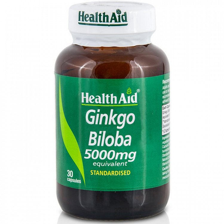 Health Aid Ginkgo Biloba 5000mg 30s