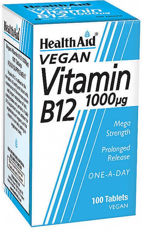 Health Aid Vitamin B12 1000mg 100tabs
