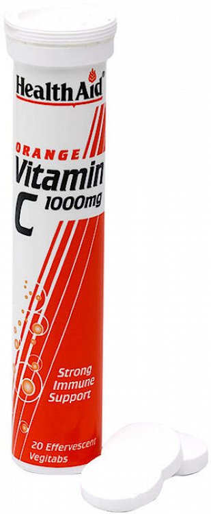 Health Aid Vitamin C 1000mg Orange 20eff.tabs