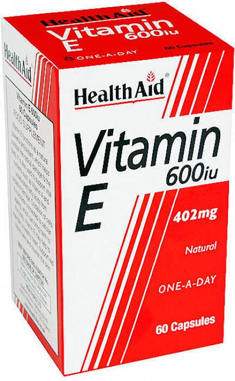 Health Aid Vitamin E 600iu 60Caps