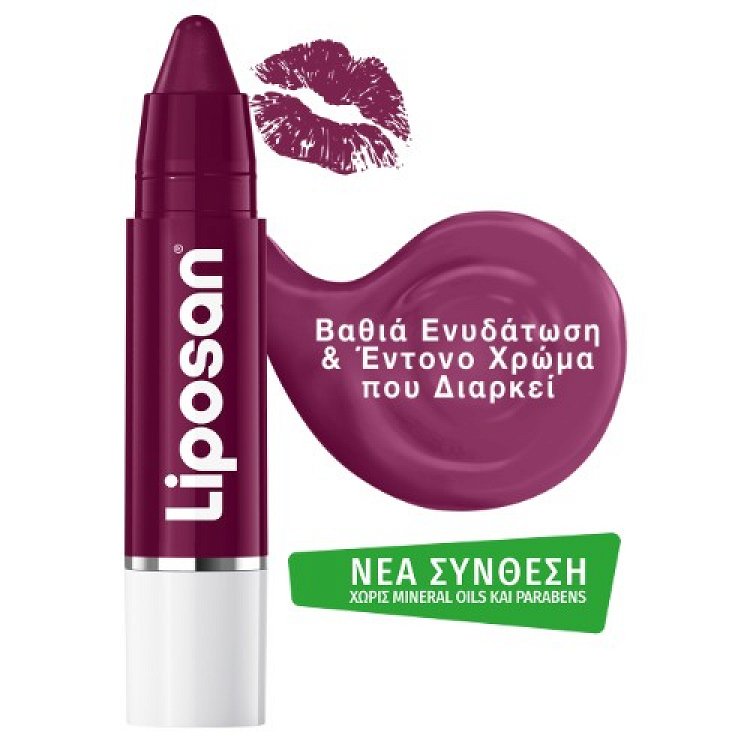 Liposan Black Cherry Crayon Lipstick, 3g