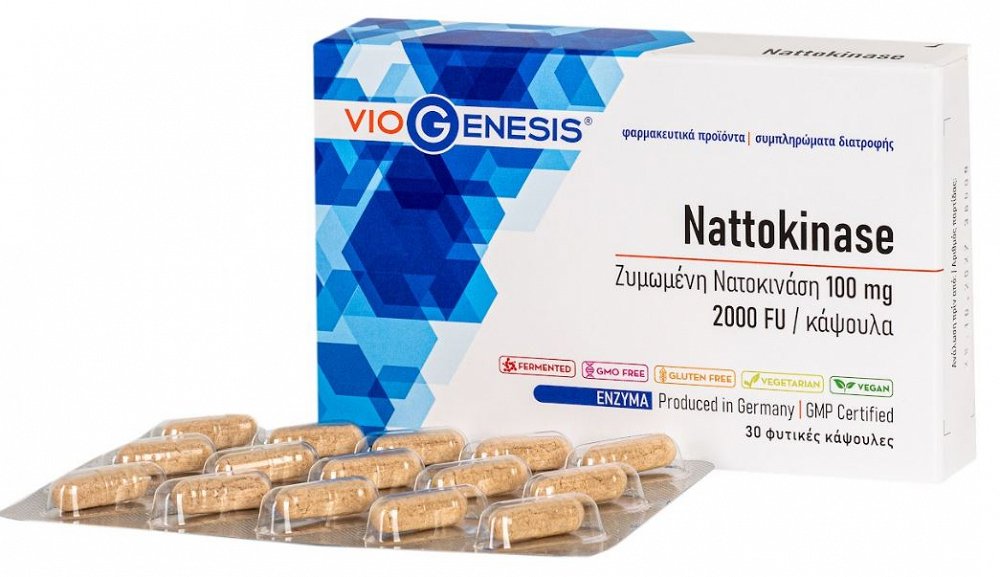 Viogenesis Nattokinase 100mg 30caps