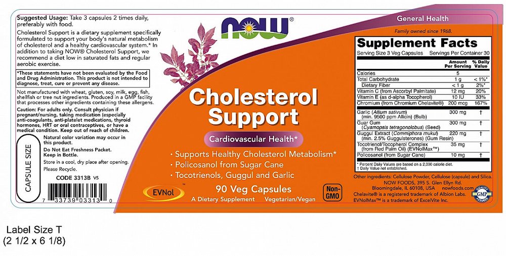 Nowfoods Cholesterol Support - 90 Vcaps