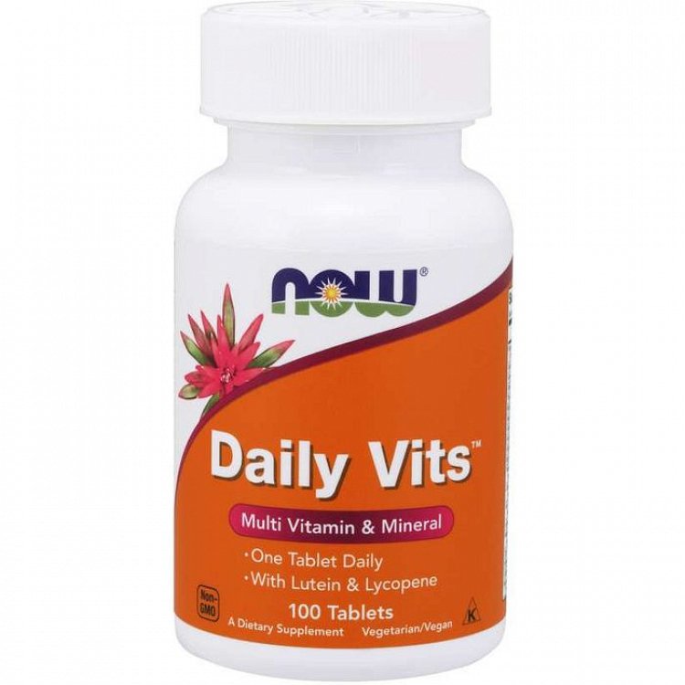 Now Daily Vits, 100Tabs
