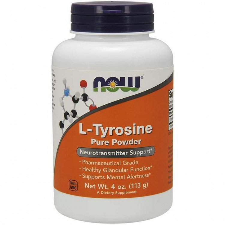 Now L-Tyrosine Powder, 113g(4OZ)