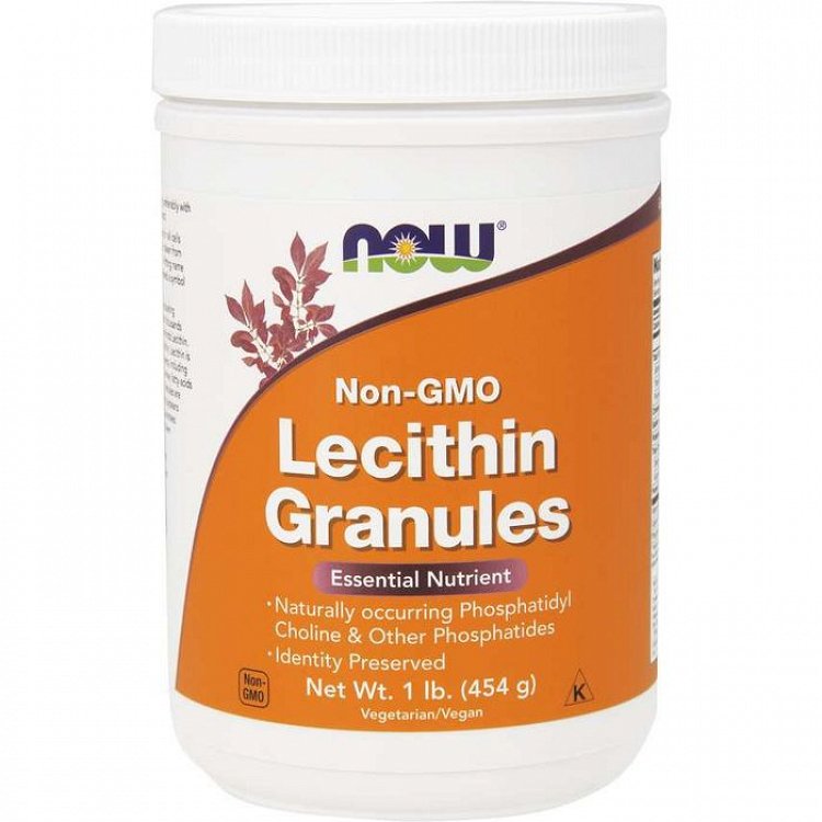 Now Lecithin Granules (Non-GMO), 1LB (454gr)