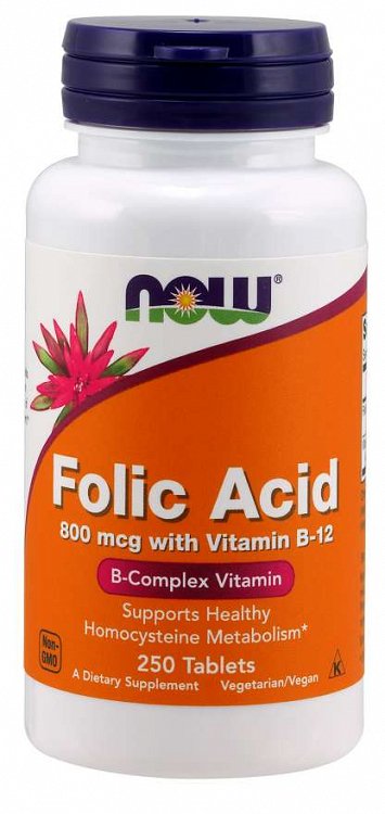Now Folic Acid  B12 